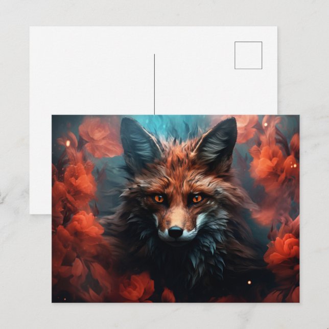 Carte postale The Fox of Fairy Lands: Lost Legends Vykort (Fram/baksida)