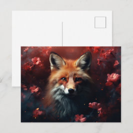 Carte postale The Magical Gleam of the Starry Fox Vykort