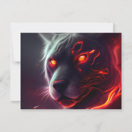 Carte postale tiger vykort