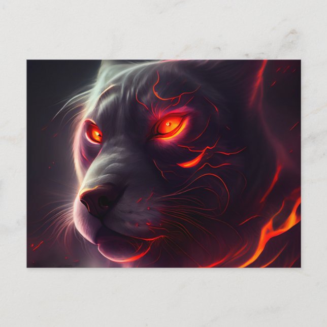 Carte postale tiger vykort (Framsida)