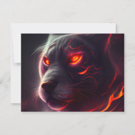 Carte postale tiger vykort
