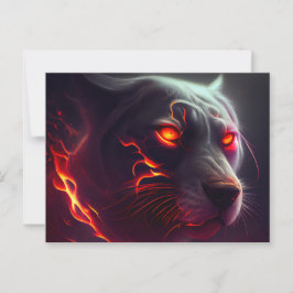 Carte postale tiger vykort
