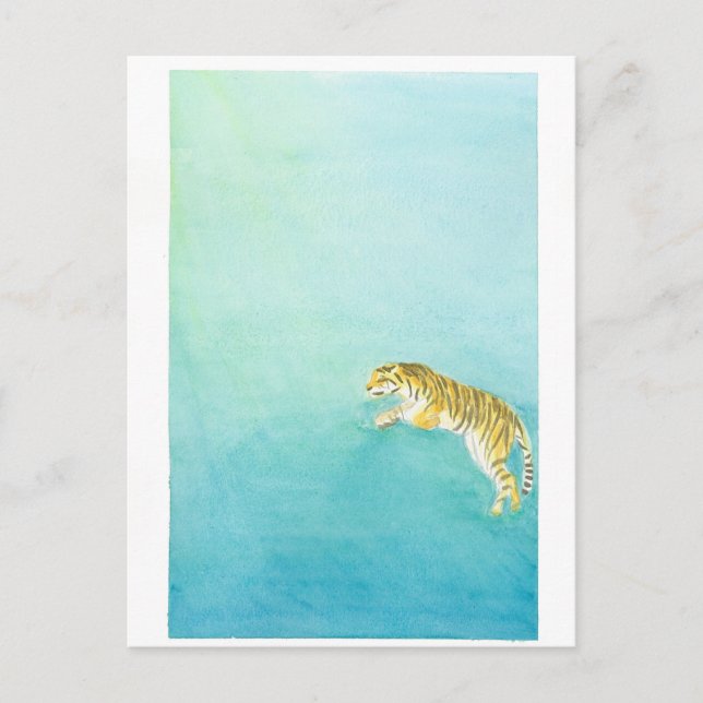 Carte Postale Tigre Vykort (Framsida)