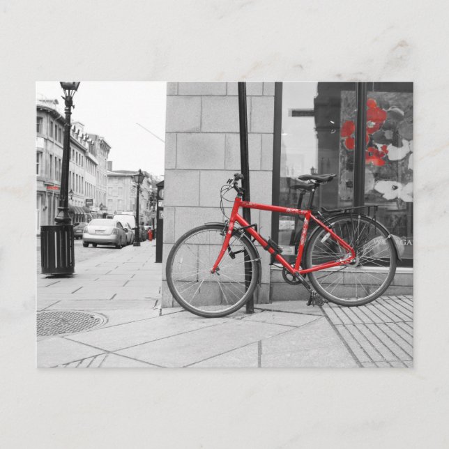 Carte postale vélo vykort (Framsida)