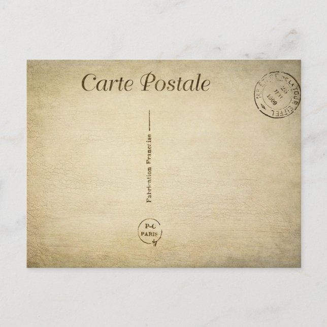 Carte Postale Vintage Vykort (Framsida)