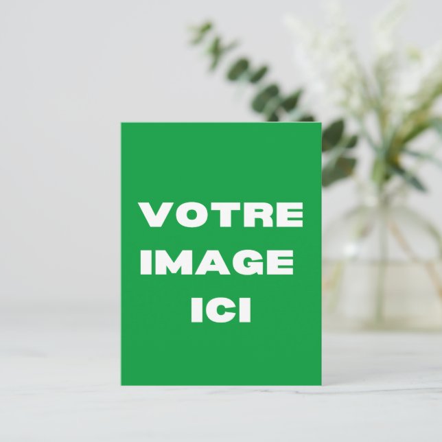 Carte postale - Votre image ici - personnalisée Vykort (Stående Fram)