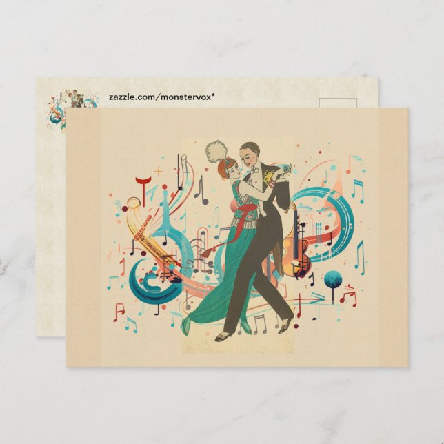 Carte Postale vykort (Fram/baksida)