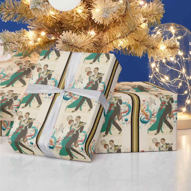 Carte Postale Wrapping Papper Presentpapper (Helgdagar)
