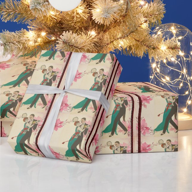 Carte Postale Wrapping Papper Presentpapper (Helgdagar)