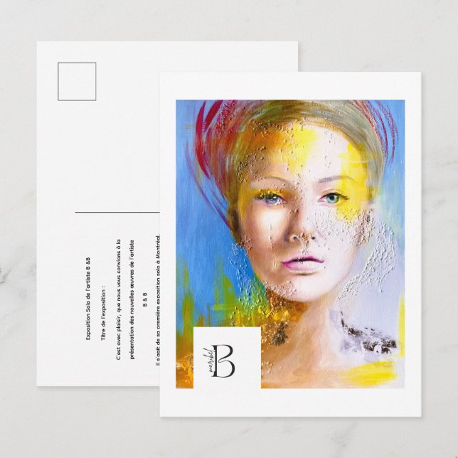 Carte postales vykort (Fram/baksida)
