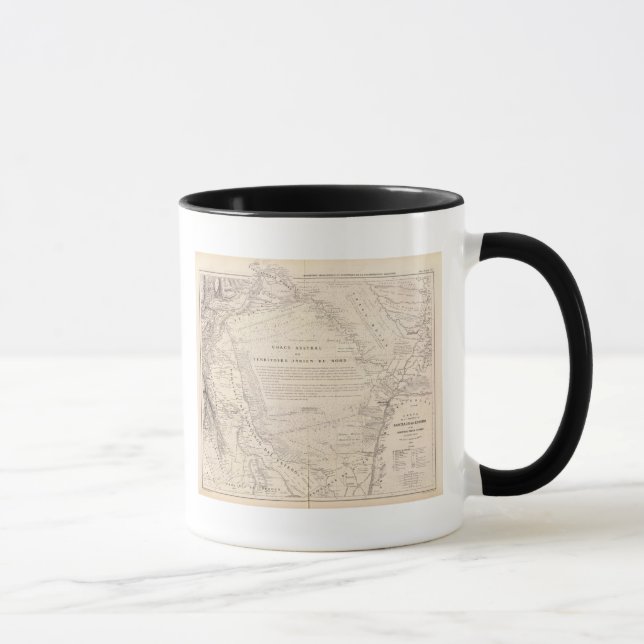 Carte, provinsen Santiago del Estero Mugg (Höger)
