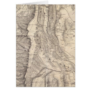 Carte, provinserna La Rioja San Juan Hälsningskort