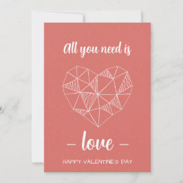 Carte Romantique Personnalisée Saint-Valentin Julkort