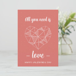 Carte Romantique Personnalisée Saint-Valentin Julkort