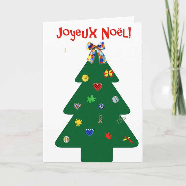 Carte Sapin de Noël Helgkort (Framsida)