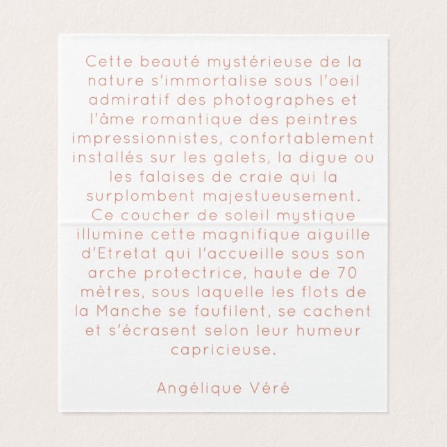 Carte simple kort (Insida ovikt)