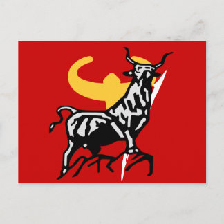 carte taureau vykort