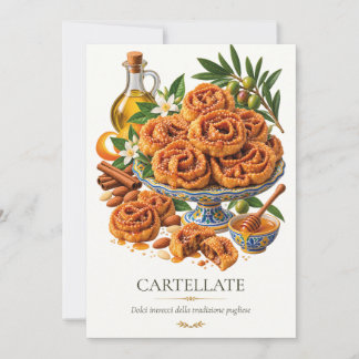 Cartellate – Vintage Italian Dessert Inbjudningar