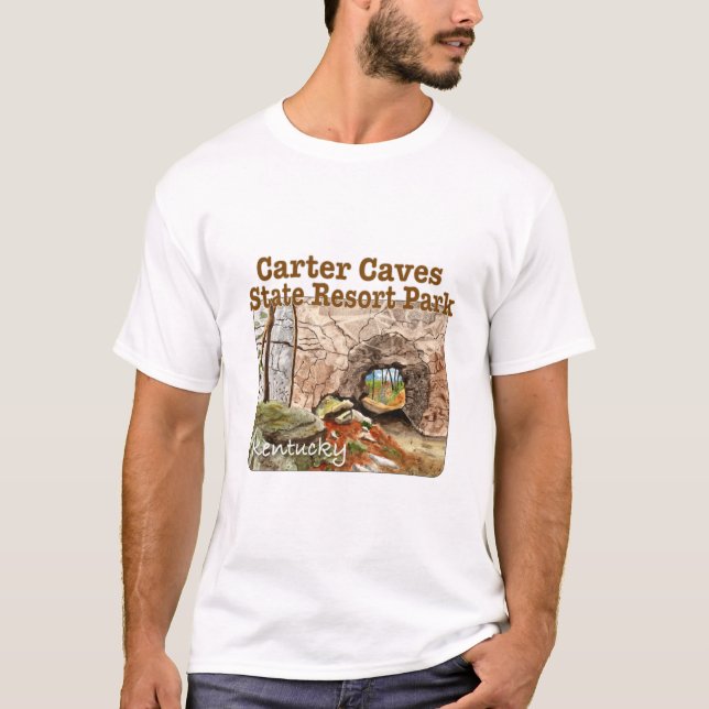 Carter Caves State Resort Park, Kentucky T Shirt (Framsida)
