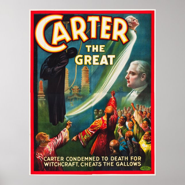 Carter den Underbara Cheating the Gallow Poster (Framsidan)