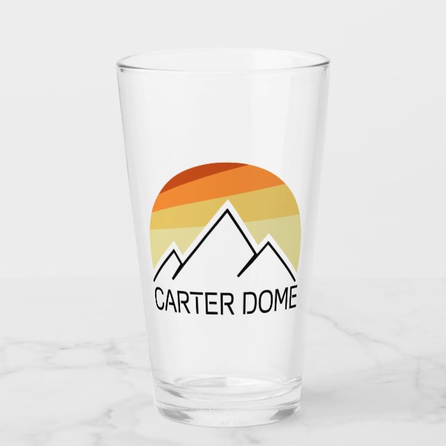 Carter Dome New Hampshire Retro Glaskopp (Framsida)