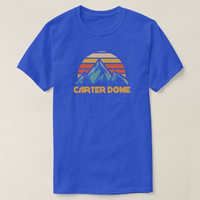 Carter Dome New Hampshire Retro Turcos T Shirt (Design framsida)