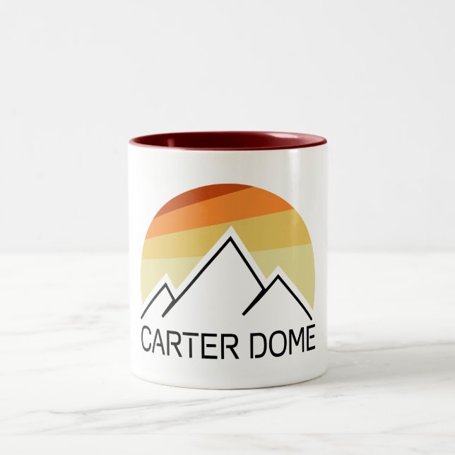 Carter Dome New Hampshire Retro Två-Tonad Mugg (Center)