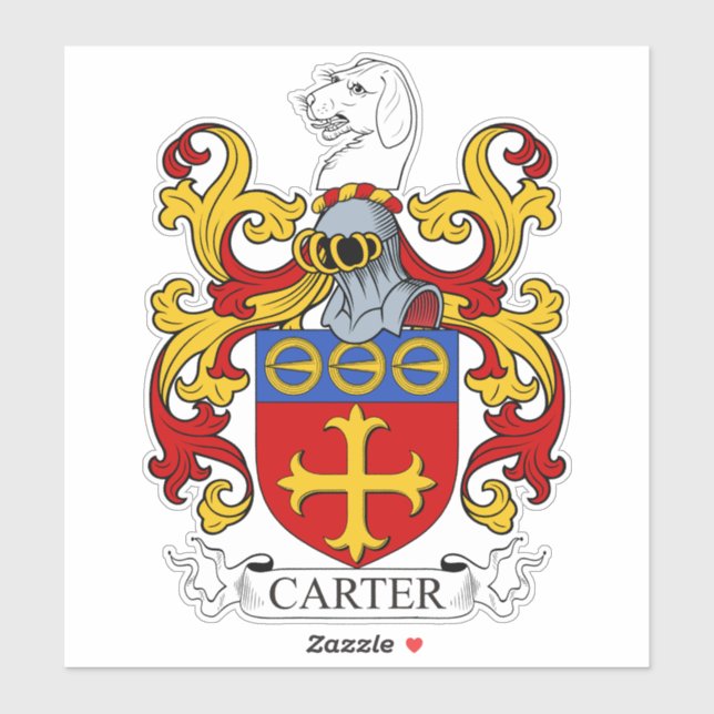 Carter Family Crest Klistermärken (Ark)
