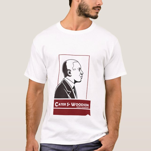 Carter G. Woodson 100th Anniversary Portrait T-Shi T Shirt (Framsida)