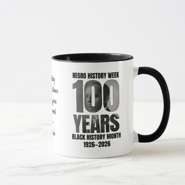Carter G Woodson Centennial Black History Month Mugg (Höger)