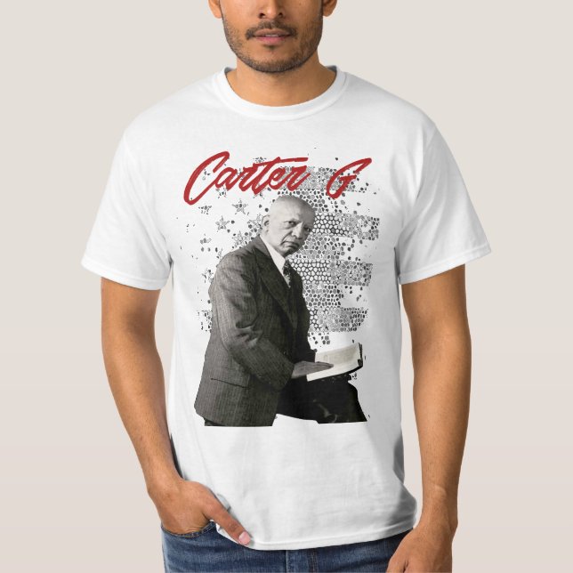 Carter G. Woodson The father of black history T Shirt (Framsida)