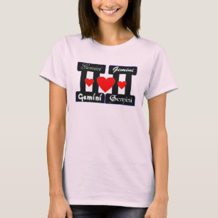 ♊ Carter 😍 I Kärlek Gemini-Best-Zodiac Sign Slim- Tee