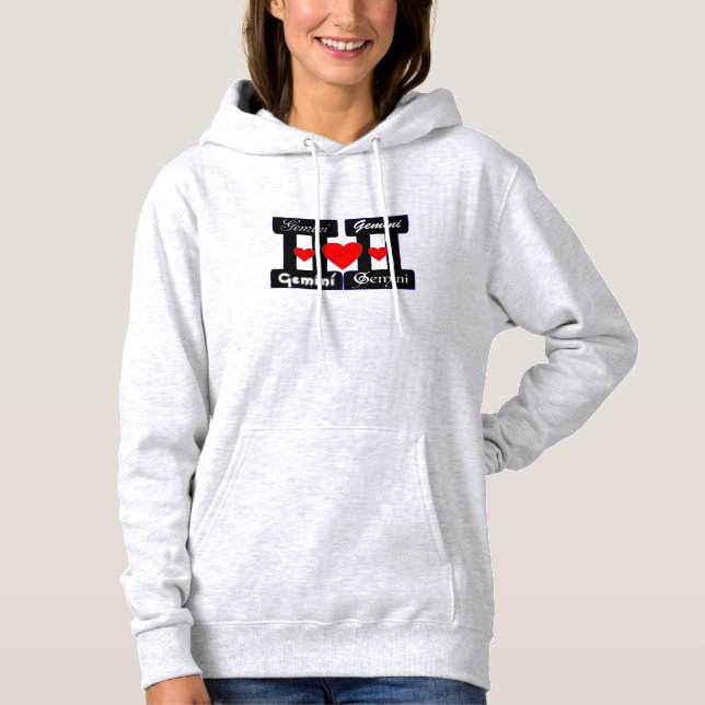♊ Carter 😍 I Kärlek Gemini-Best-Zodiac Sign Ull F Tee (Framsida)