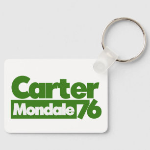 Carter Mondale 1976 Retro Politik Nyckelring