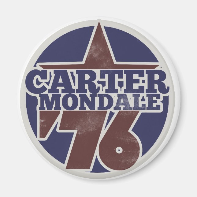 Carter Mondale 76 Magnet (Framsidan)