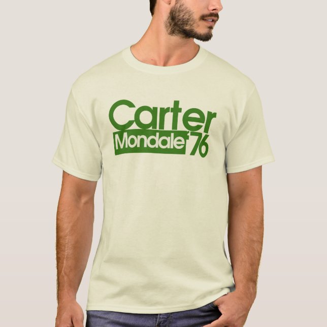 Carter Mondale Retro Politik Tee (Framsida)