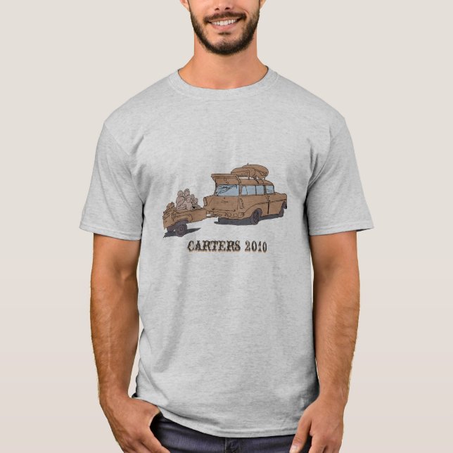 Carter möteT-tröja - grå manar Tee Shirt (Framsida)