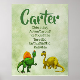 Carter Namn Poster