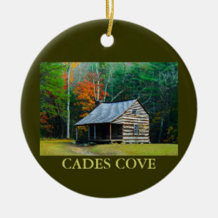 Carter skyddar kabinen - den Cades coven - jul Julgransprydnad Keramik