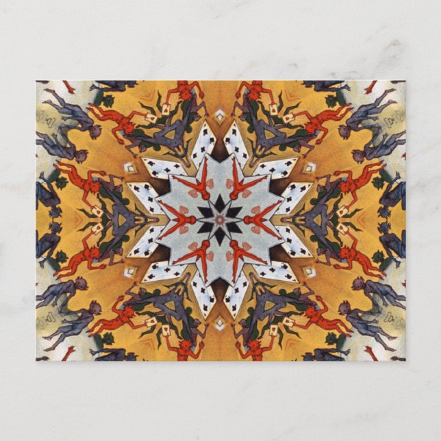 Carter, Underbara Kaleidoscope Vykort (Framsida)