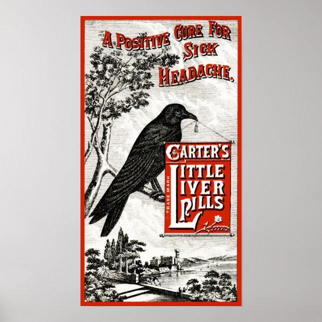Carter's Little Liver Pills Ad Poster (Framsidan)