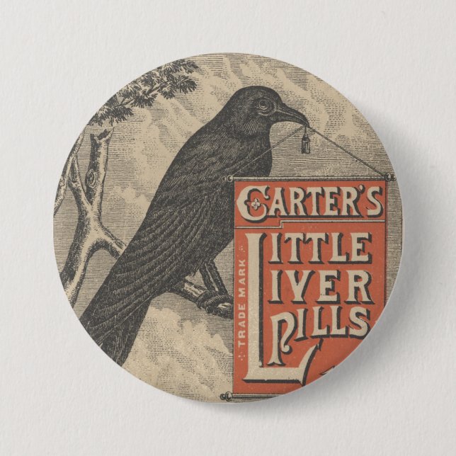 Carter's Little Liver Pills Ephemera Knapp (Framsida)