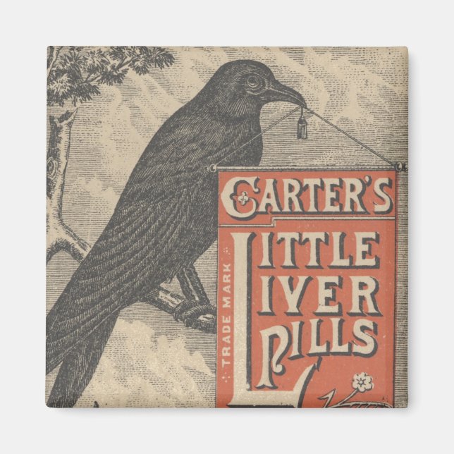 Carter's Little Liver Pills Ephemera Magnet (Framsidan)