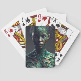 Cartes à jouer Fille Verte Casinokort