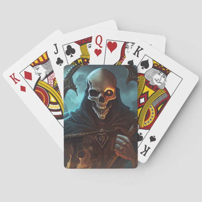 Cartes à jouer Horreur Casinokort (Baksidan)
