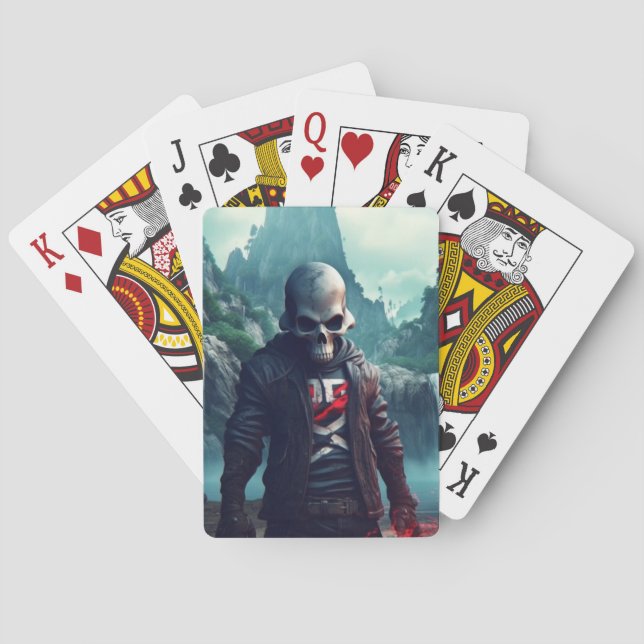 Cartes à jouer Skeleton Casinokort (Baksidan)