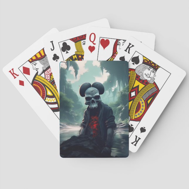 Cartes à jouer Skeleton Casinokort (Baksidan)