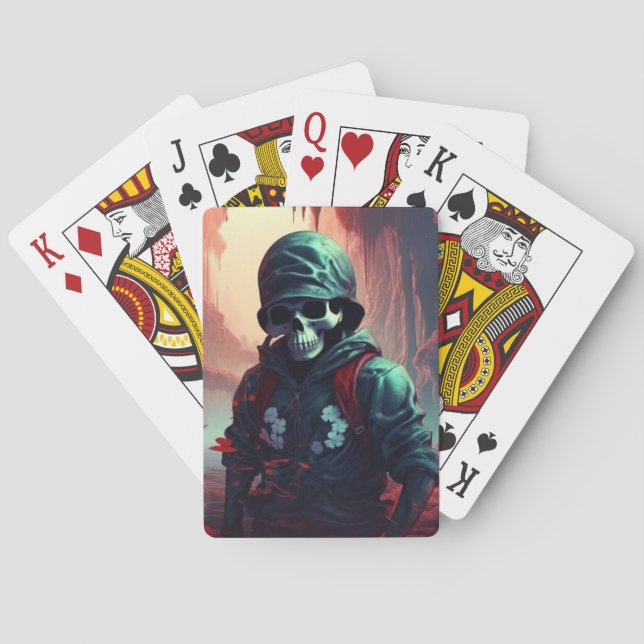 Cartes à jouer Skeleton Casinokort (Baksidan)