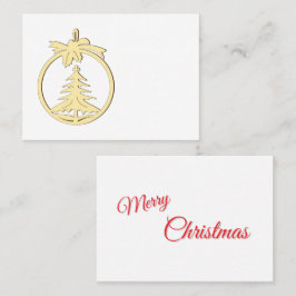 Cartes de placement pou table de Noël Placeringskort