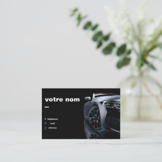 Cartes de visite automobile personnalisable visitkort